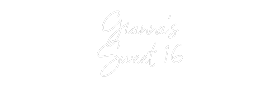 Custom Neon: Gianna's
Swe...